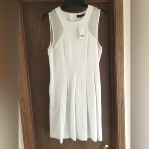 White sleeveless dress